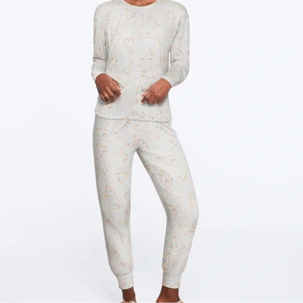 VS PINK Candy Cane Pajama Set